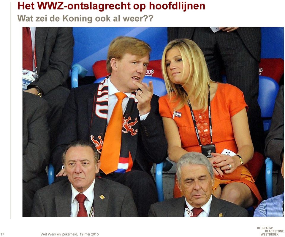 Koning ook al weer?