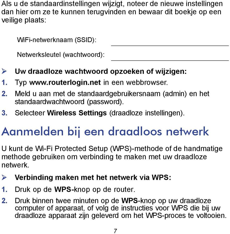 Selecteer Wireless Settings (draadloze instellingen).