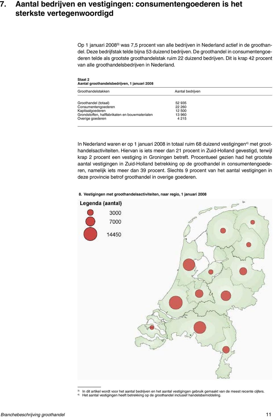 Dit is krap 42 procent van alle groothandelsbedrijven in Nederland.