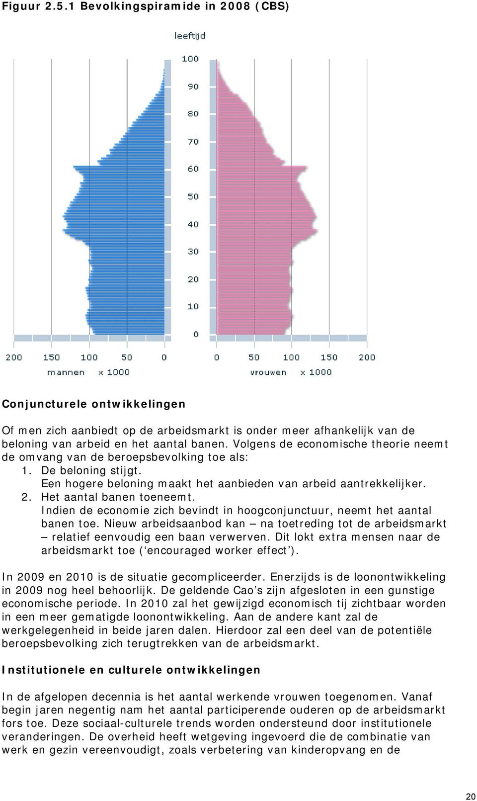 Indien de economie zich bevindt in hoogconjunctuur, neemt het aantal banen toe. Nieuw arbeidsaanbod kan na toetreding tot de arbeidsmarkt relatief eenvoudig een baan verwerven.