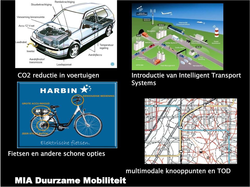 Fietsen en andere schone opties MIA