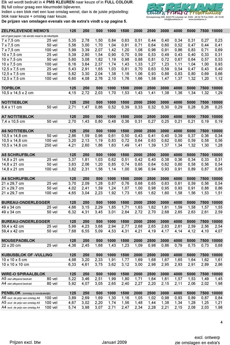 0,71 0,64 0,60 0,52 0,47 0,44 0,41 7 x 7,5 cm 100 vel 5,99 3,39 2,07 1,42 1,20 1,08 0,96 0,91 0,86 0,83 0,71 0,69 10 x 7,5 cm 25 vel 5,39 2,80 1,54 0,90 0,70 0,59 0,53 0,49 0,43 0,40 0,33 0,31 10 x