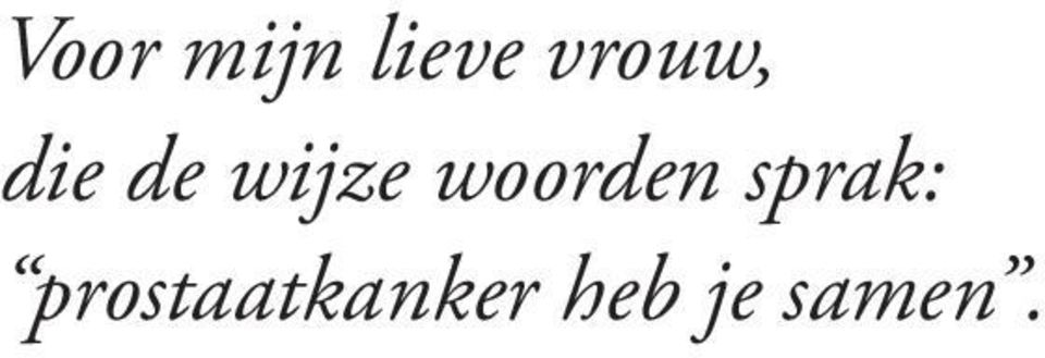 woorden sprak: