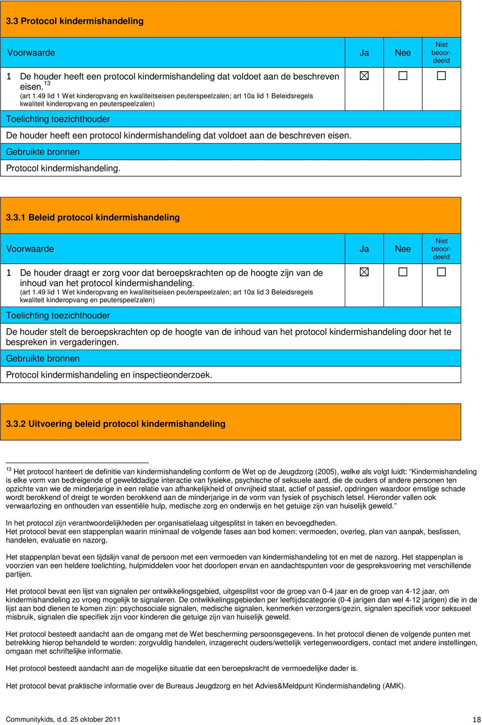 Protocol kindermishandeling. 3.