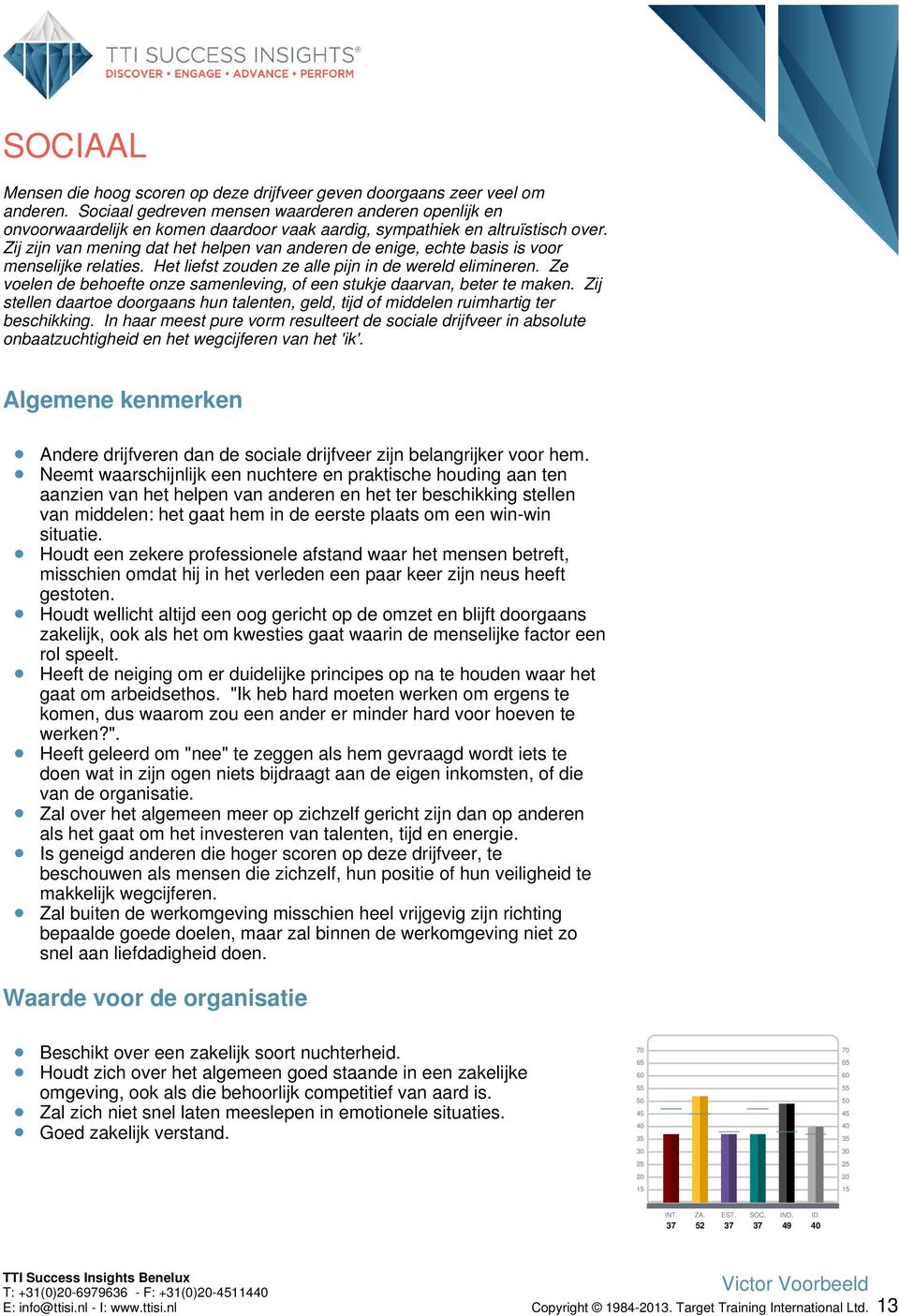 Zij zijn van mening dat het helpen van anderen de enige, echte basis is voor menselijke relaties. Het liefst zouden ze alle pijn in de wereld elimineren.