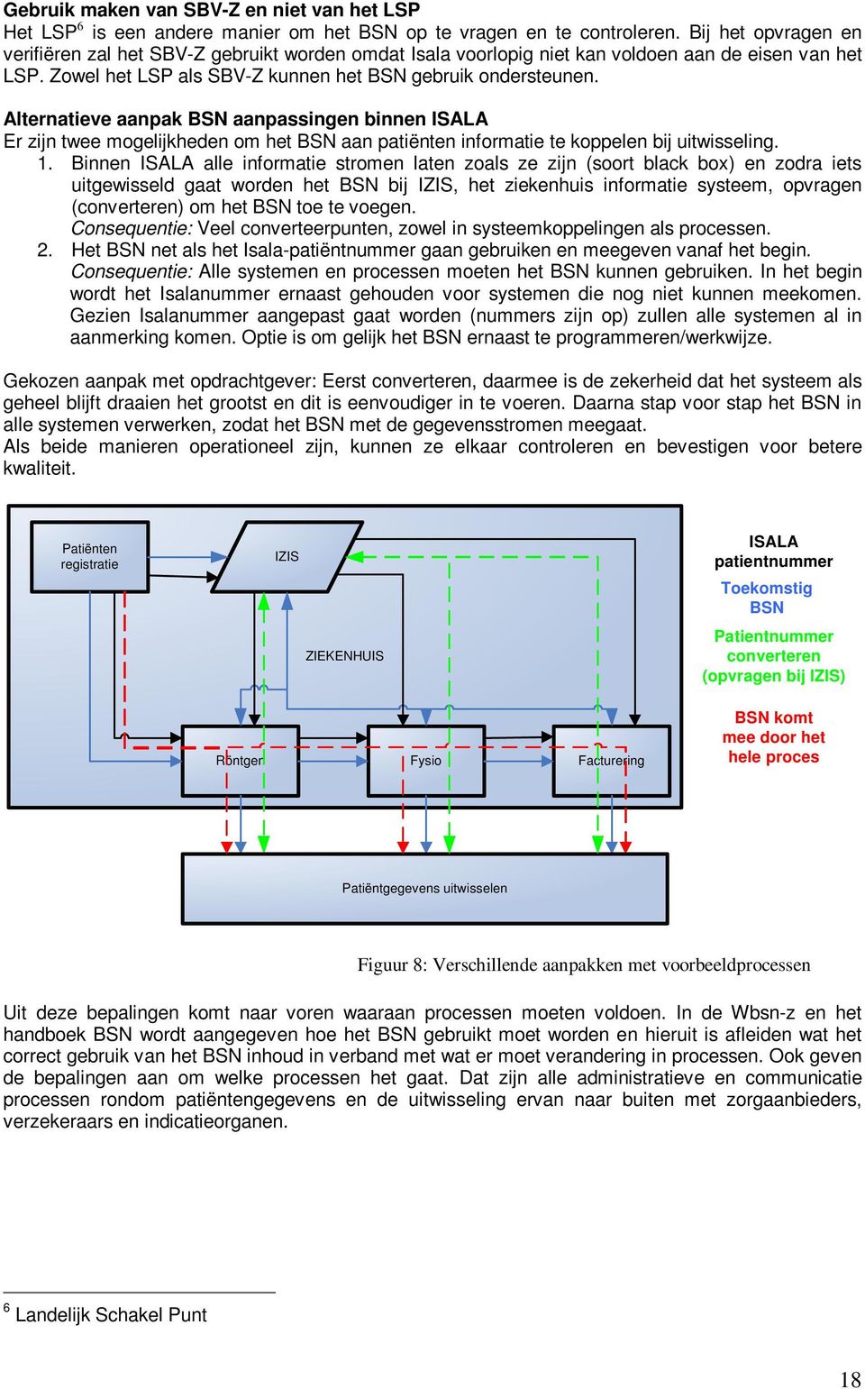 Alternatieve aanpak BSN aanpassingen binnen ISALA Er zijn twee mogelijkheden om het BSN aan patiënten informatie te koppelen bij uitwisseling. 1.