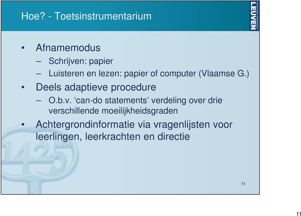 procedure O.b.v.