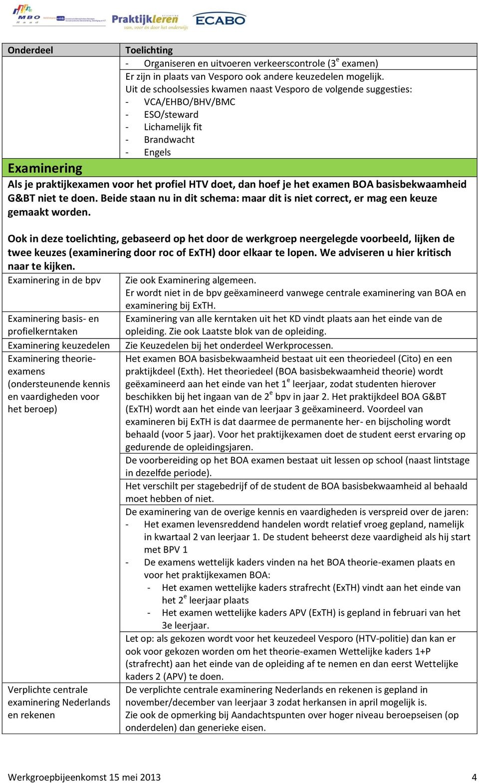 dan hoef je het examen BOA basisbekwaamheid G&BT niet te doen. Beide staan nu in dit schema: maar dit is niet correct, er mag een keuze gemaakt worden.