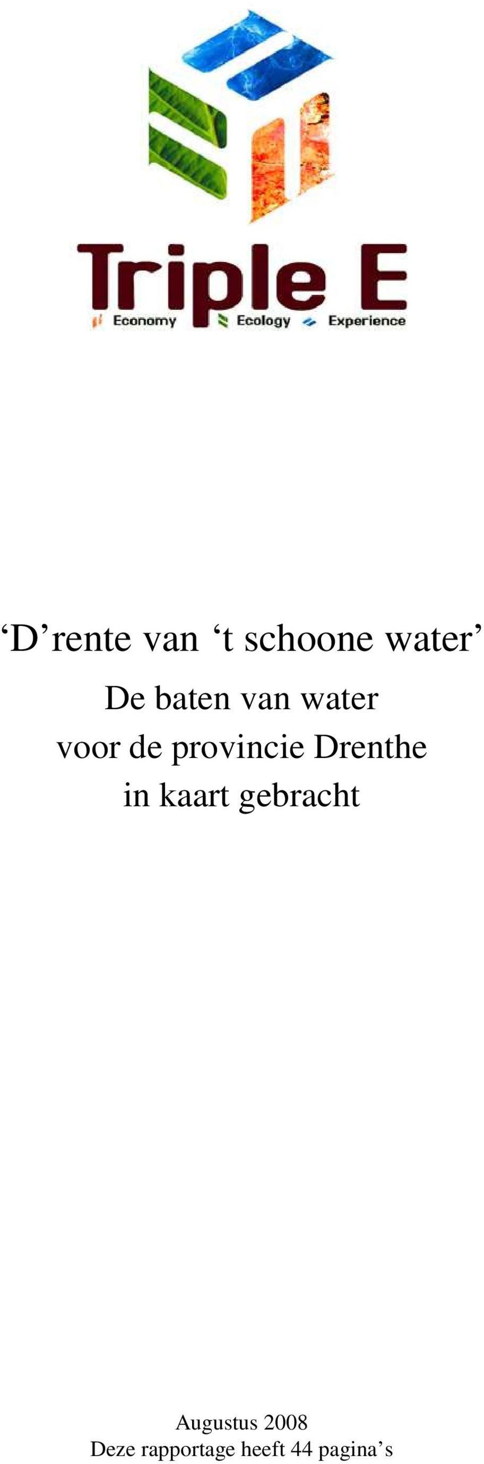 provincie Drenthe in kaart