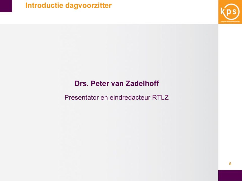 Peter van Zadelhoff