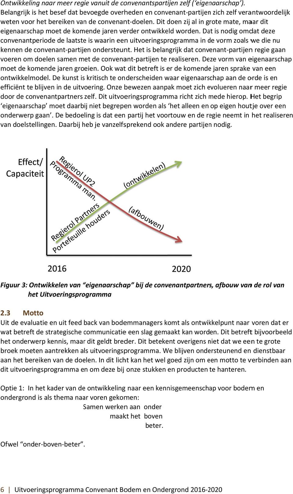 Dit doen zij al in grote mate, maar dit eigenaarschap moet de komende jaren verder ontwikkeld worden.