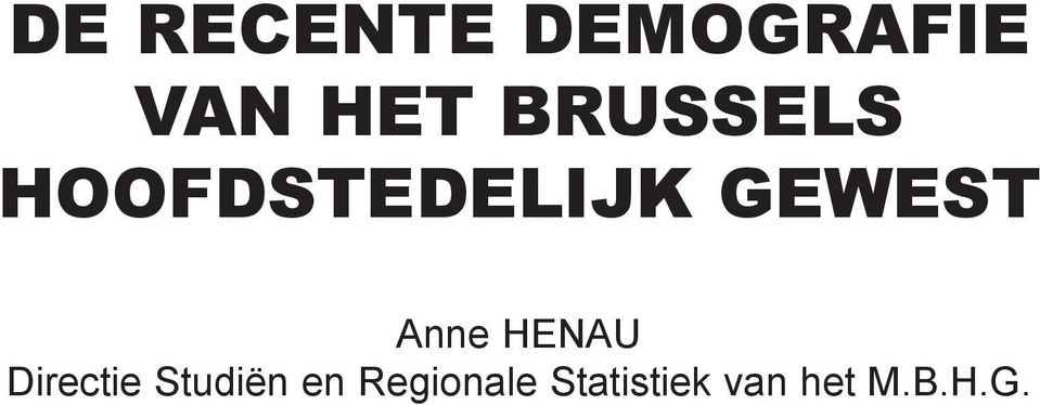 Anne HENAU Directie Studiën en