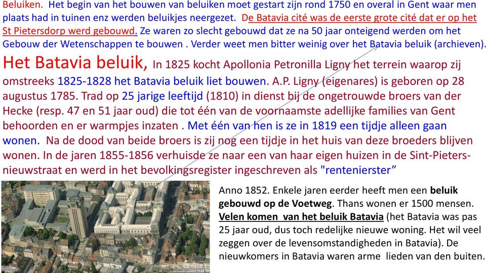 Verder weet men bitter weinig over het Batavia beluik (archieven).