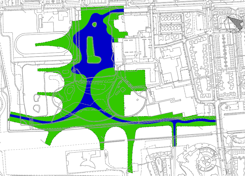 Aantal hectare wandelbos bestaand/ nieuw park Quatrebras Park Bestaand (daadwerkelijk gemeten) Park totaal 11.