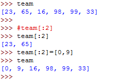 LISTS Je kunt lijsten gebruiken om bepaalde typen bij elkaar te zetten. Dit doe je door middel van de nummer in [ ] te zetten. Met Python begin je altijd met tellen vanaf nul.