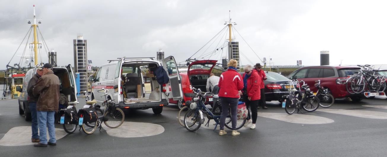 We kregen de opdracht om naar parkeerplaats Havendijk in