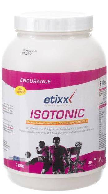 Essentieel programma: Hydrateren TIJDENS Waarom Etixx Isotonic gebruiken? Isotonic Water Frisdrank Aanvullen koolhydraten (energie) 30g/500ml Geen koolhydraten Gem.