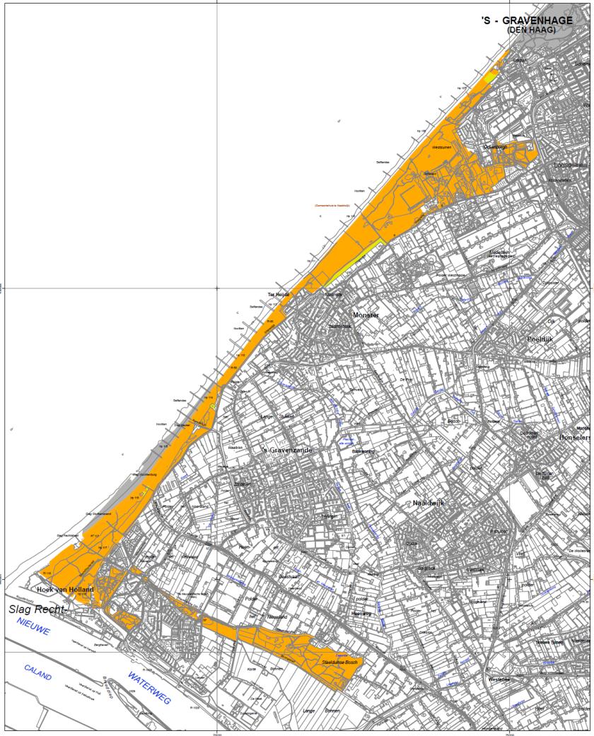 Figuur 4-11: Detailkaart begrenzing Solleveld & Kapittelduinen (bron: synbiosys.alterra.nl).