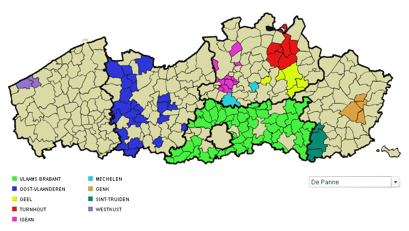 Samenwerkingsverbanden GAS in Vlaanderen (1/7/2008) VVSG Onderzoek