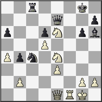 Enige coulance van mijn kant is hier dus geboden. En ergernis is een van de grootste vijanden van de schaker, zoals bekend. 17...Pxe3? 17...fxe6 18.Pxe6 De7 beperkt de schade tot een pluspion. A) 19.