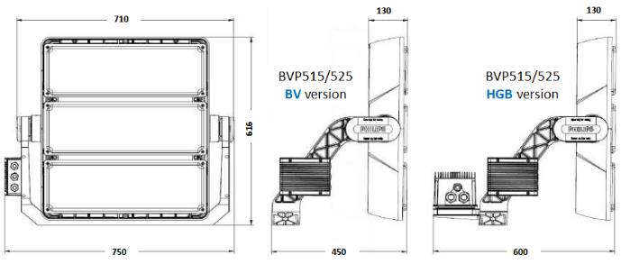 OptiVision LED gen2 1/2 Datasheet IP 6 6 OptiVision LED gen2 ARMATUUR & DRIVERDOOS Armatuurtypes Armatuuruitvoeringen Type driverdoos Lichtstroom van lichtbron (afhankelijk van Tomg) BVP515 (2