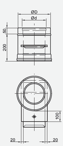 INOX 316 BINNENKANT, INOX 304 BUITENKANT,KLEUR MA