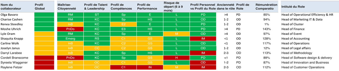 Zelfdiagnose & feedback: Logisch Objectief Transparant Naam Global Profiling Visie & waarden Talent Prpfiel Competentie profiel