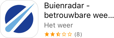 menu U ziet allerlei apps die met het weer te maken hebben. U gaat een populaire app downloaden: HELP!