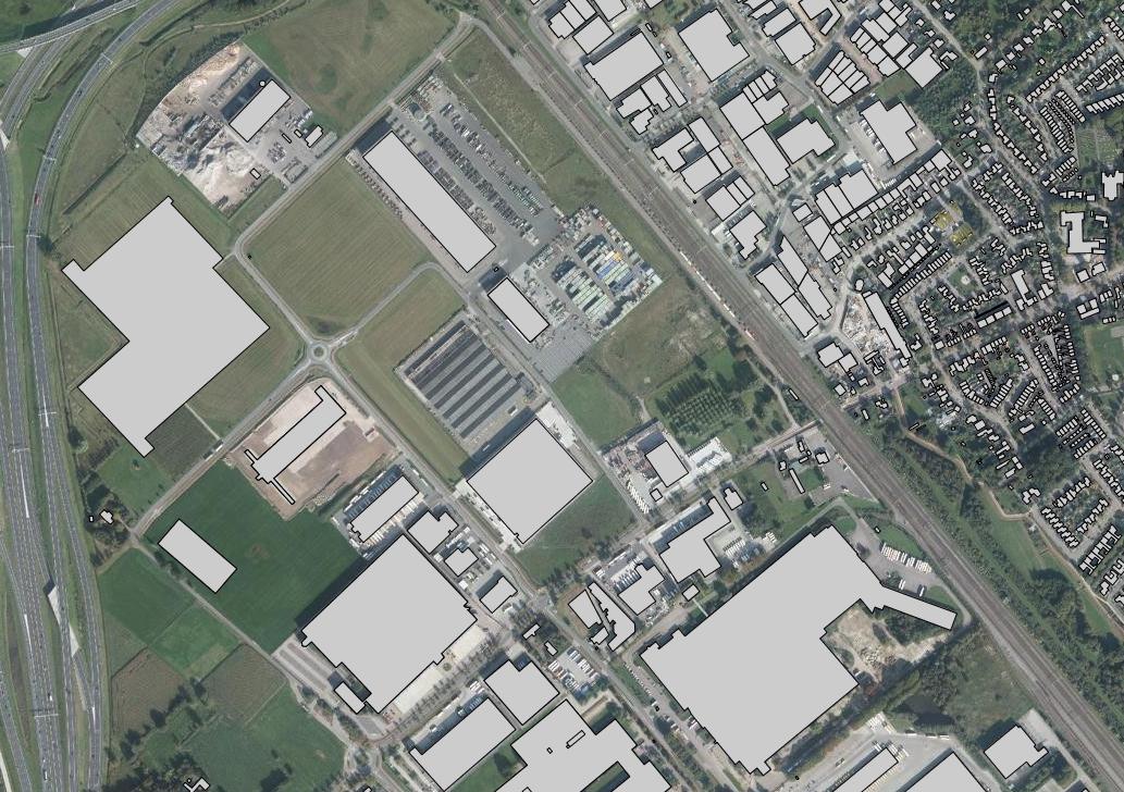 OMGEVINGSFACTOREN Het nieuw te bouwen complex maakt onderdeel uit van de nieuwbouw van Formule 1 Logistics en is is goed gelegen op het Goederen Distributie Centrum Eindhoven Acht (GDC).