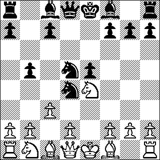 32 Onderstaande partij is een registratie van het slagveld aan bord één van de wedstrijd Dr. Max Euwe 3 WSG 2. Jozo Vulic Gerrit Jan te Bokkel 1.e4 e5 2.Pf3 Pc6 3.Lc4 Pf6 4.Pg5 d5 5.