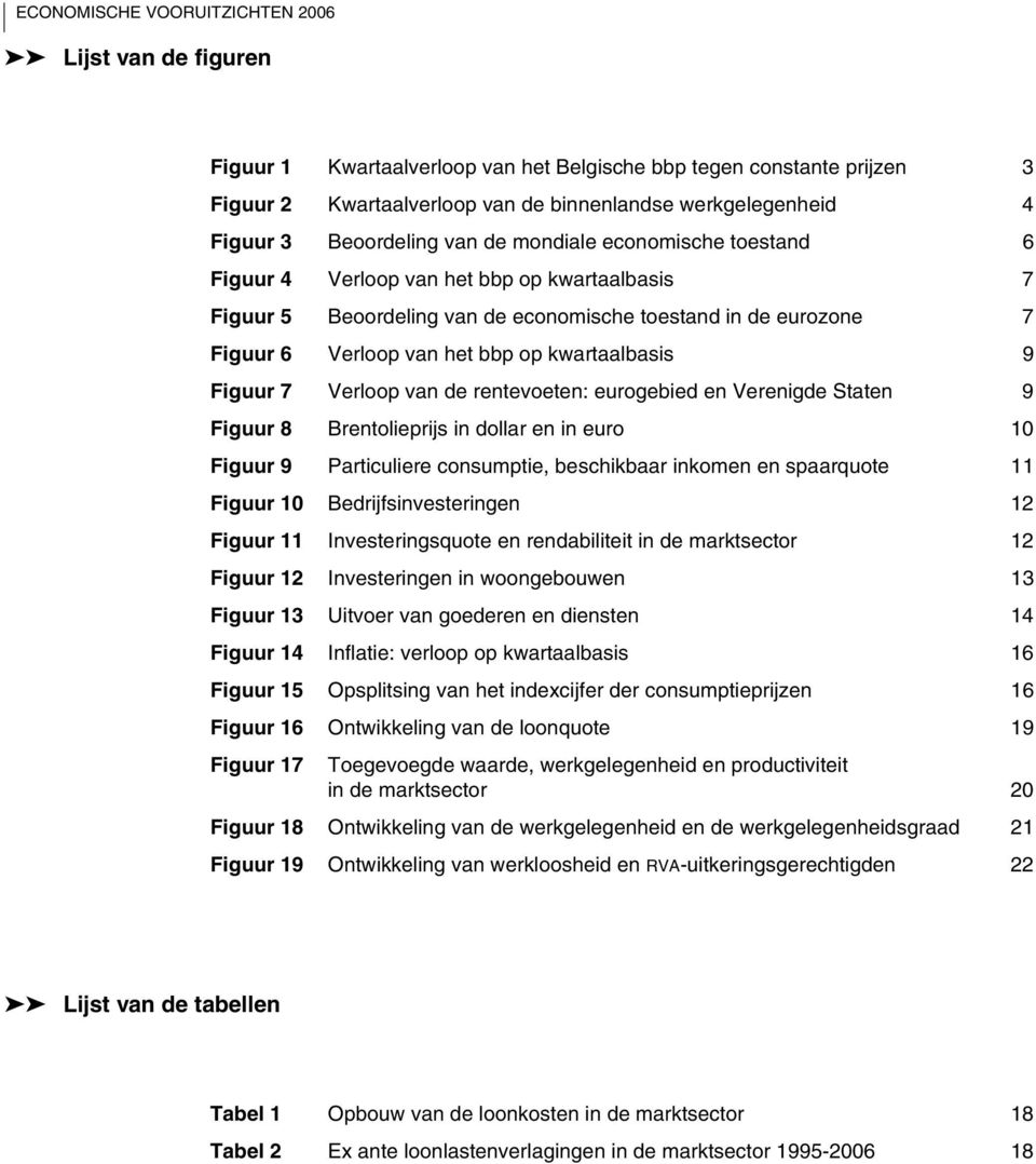 kwartaalbasis 9 Figuur 7 Verloop van de rentevoeten: eurogebied en Verenigde Staten 9 Figuur 8 Brentolieprijs in dollar en in euro 10 Figuur 9 Particuliere consumptie, beschikbaar inkomen en