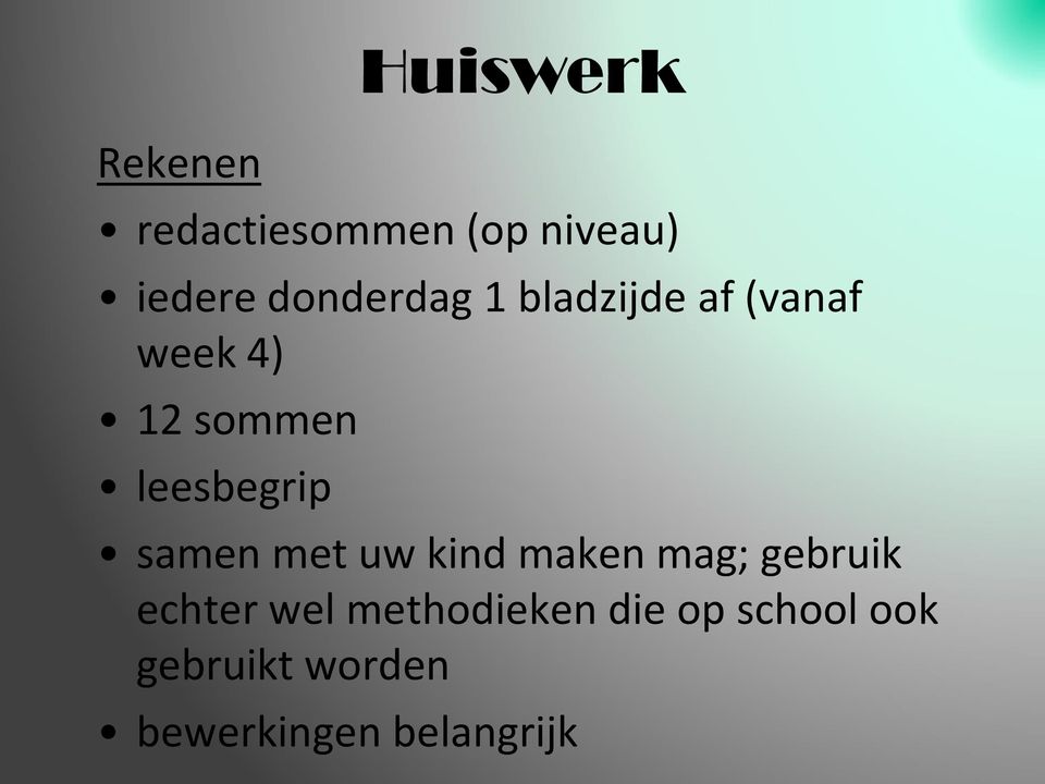 leesbegrip samen met uw kind maken mag; gebruik echter