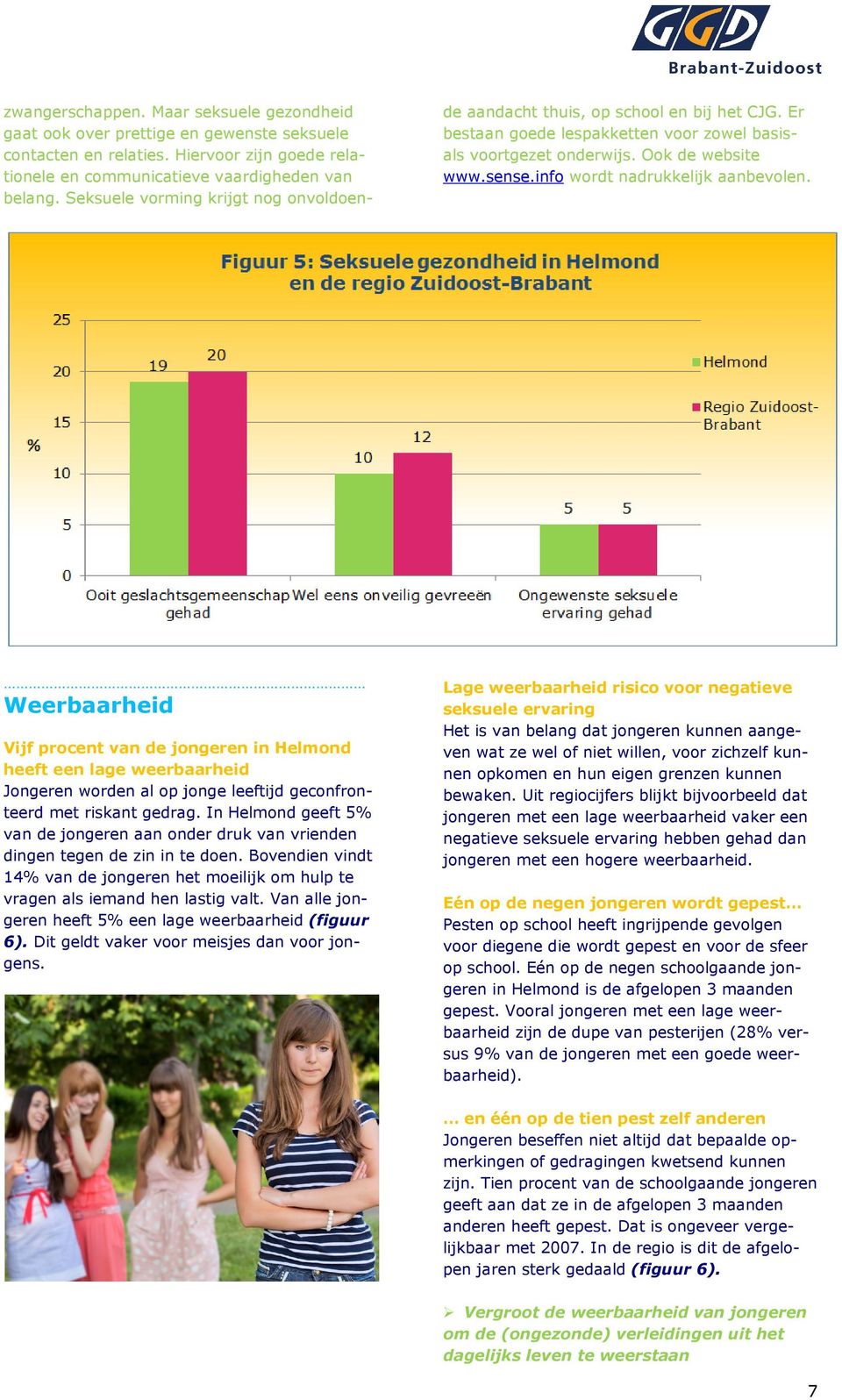 info wordt nadrukkelijk aanbevolen. Weerbaarheid Vijf procent van de jongeren in Helmond heeft een lage weerbaarheid Jongeren worden al op jonge leeftijd geconfronteerd met riskant gedrag.