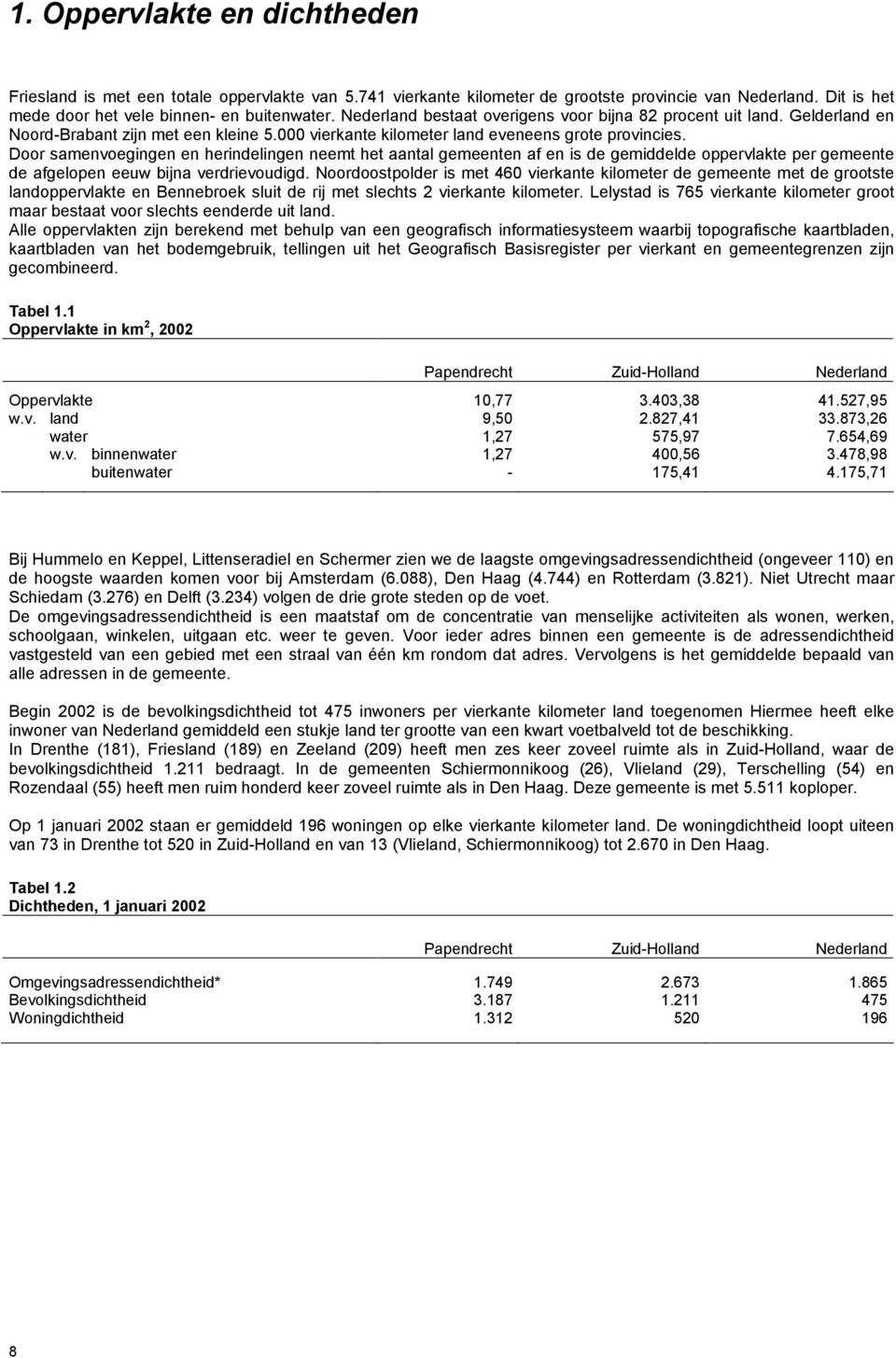 Door samenvoegingen en herindelingen neemt het aantal gemeenten af en is de gemiddelde oppervlakte per gemeente de afgelopen eeuw bijna verdrievoudigd.