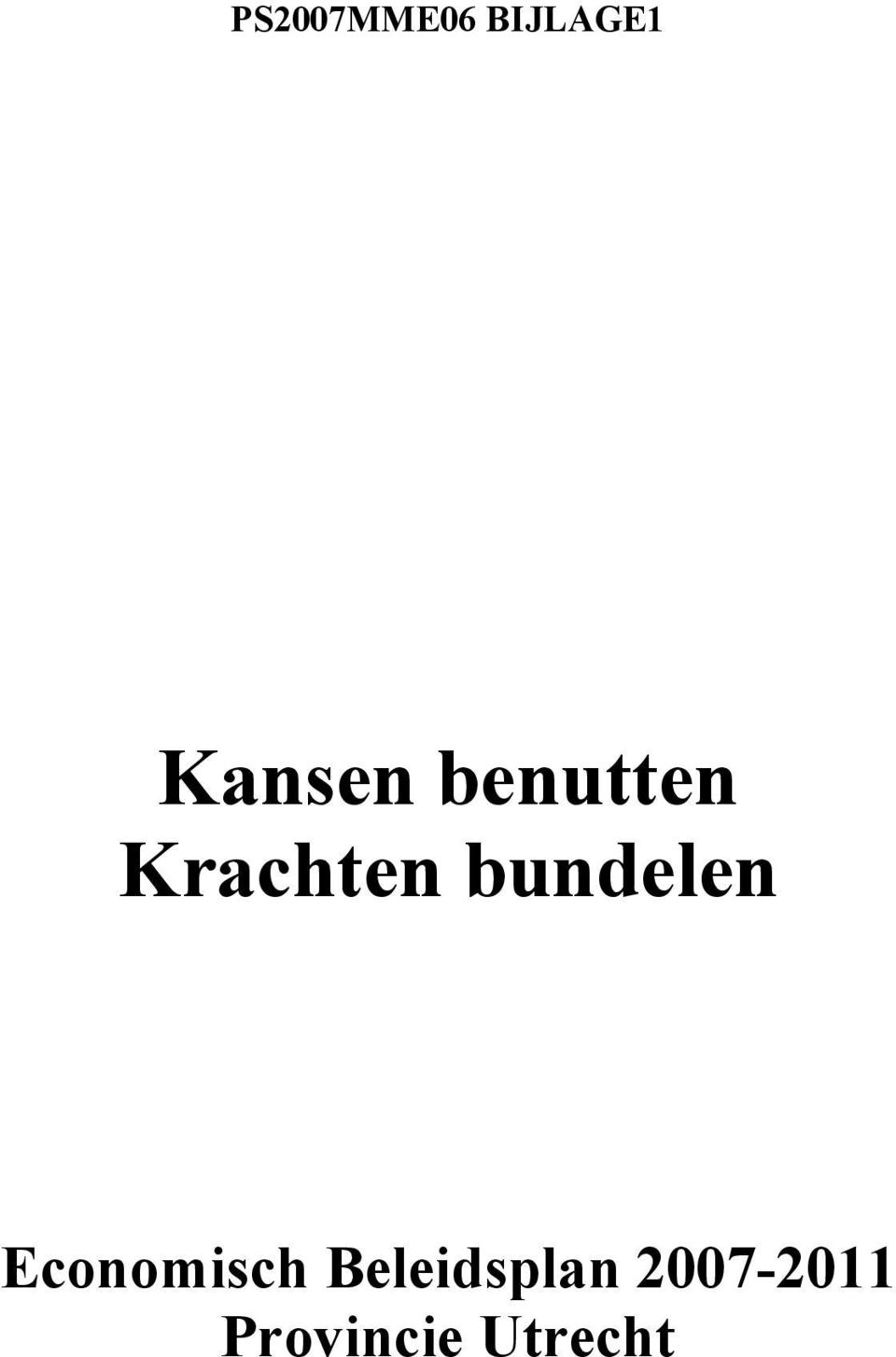 bundelen Economisch