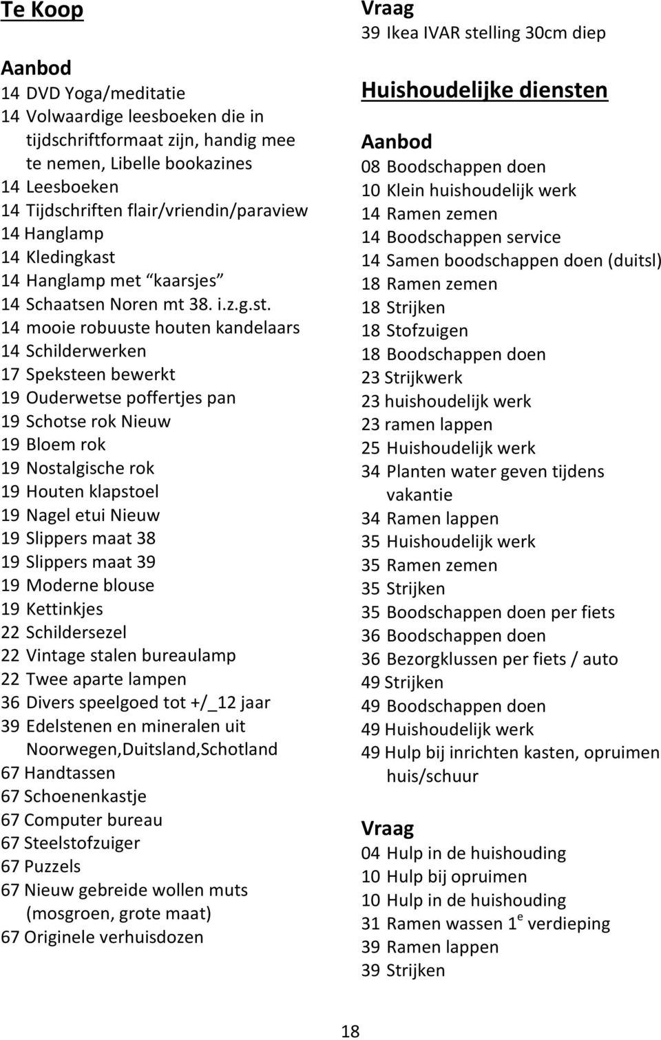 14 Hanglamp met kaarsjes 14 Schaatsen Noren mt 38. i.z.g.st.