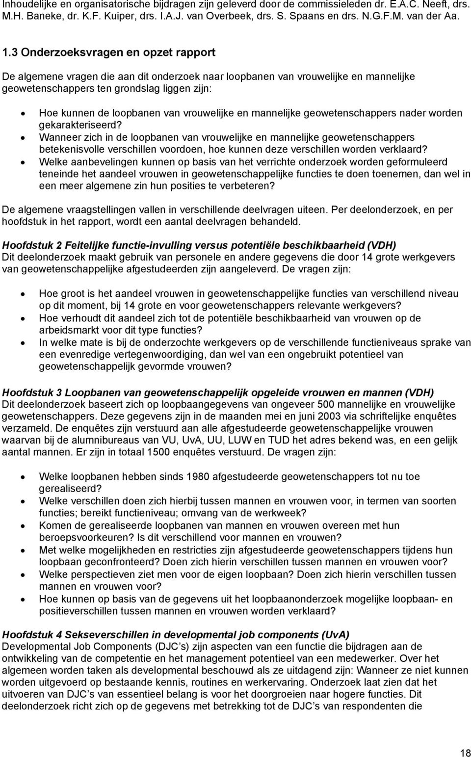 vrouwelijke en mannelijke geowetenschappers nader worden gekarakteriseerd?