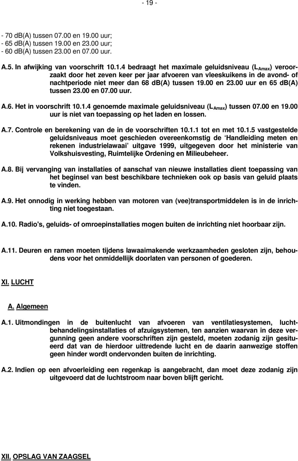 A.7. Controle en berekening van de in de voorschriften 10