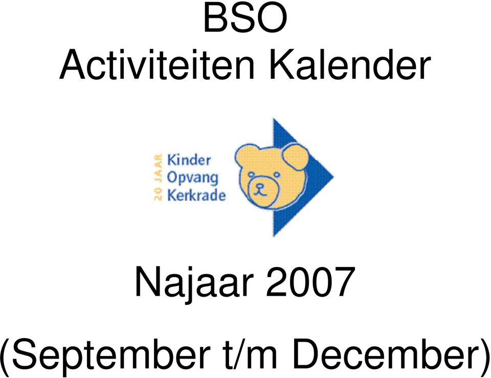 Kalender Najaar