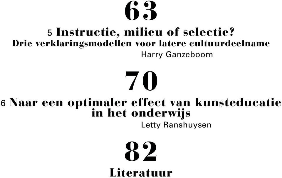 cultuurdeelname Harry Ganzeboom 70 6 Naar een