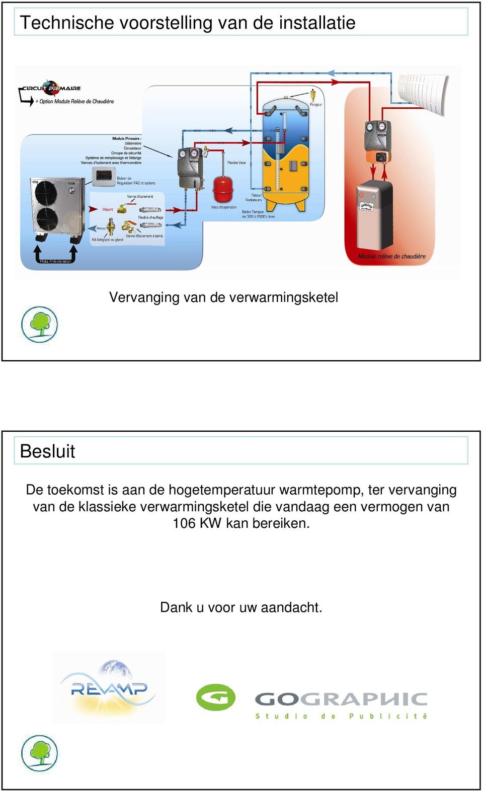 warmtepomp, ter vervanging van de klassieke verwarmingsketel die