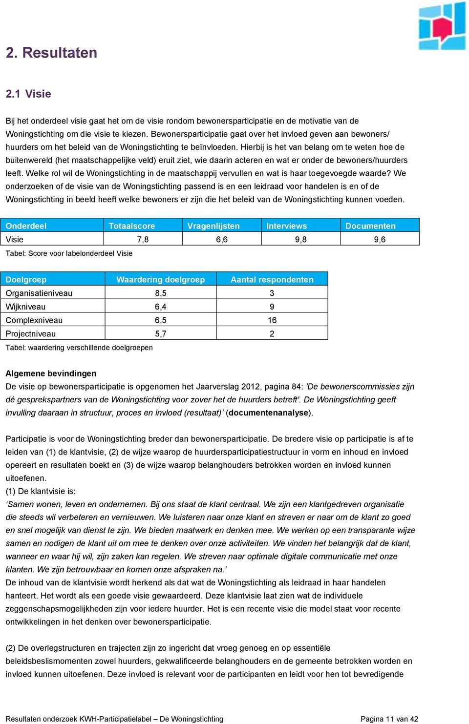 Hierbij is het van belang om te weten hoe de buitenwereld (het maatschappelijke veld) eruit ziet, wie daarin acteren en wat er onder de bewoners/huurders leeft.