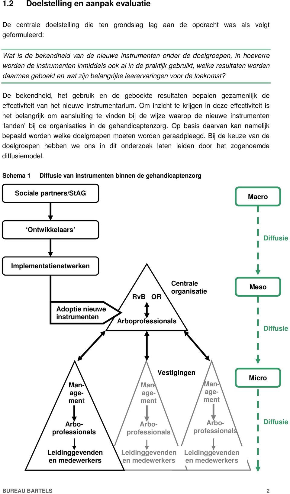 De bekendheid, het gebruik en de geboekte resultaten bepalen gezamenlijk de effectiviteit van het nieuwe instrumentarium.