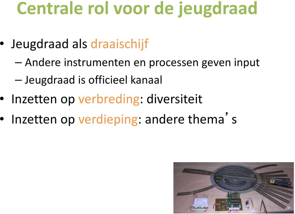 input Jeugdraad is officieel kanaal Inzetten op