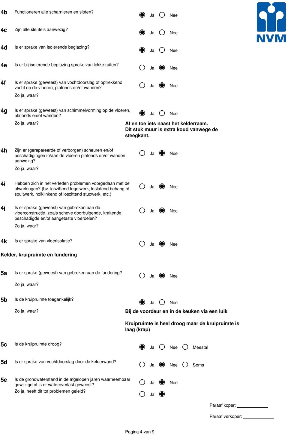 Af en toe iets naast het kelderraam. Dit stuk muur is extra koud vanwege de steegkant.