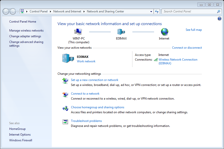 Uitschakelen. V-3. Windows 7 Ga naar Start > Configuratiescherm.