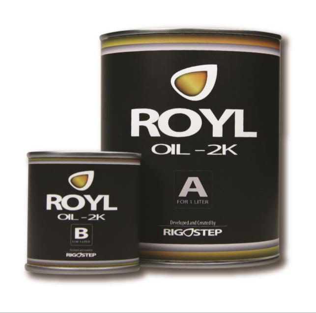 ROYL 2K Product Informatie Blad juni 2012 rev 2 Oplosmiddelvrije, impregnerende tweecomponenten olie voor parket, meubelen, andere houten oppervlakken en bamboe.