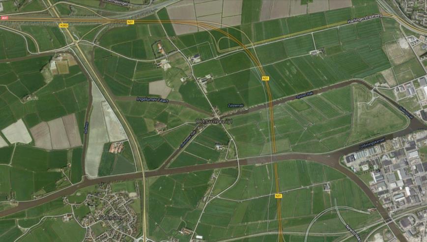 Provincie Friesland Wens vervangen brug Ritsumasyl over van Harinxmakanaal door