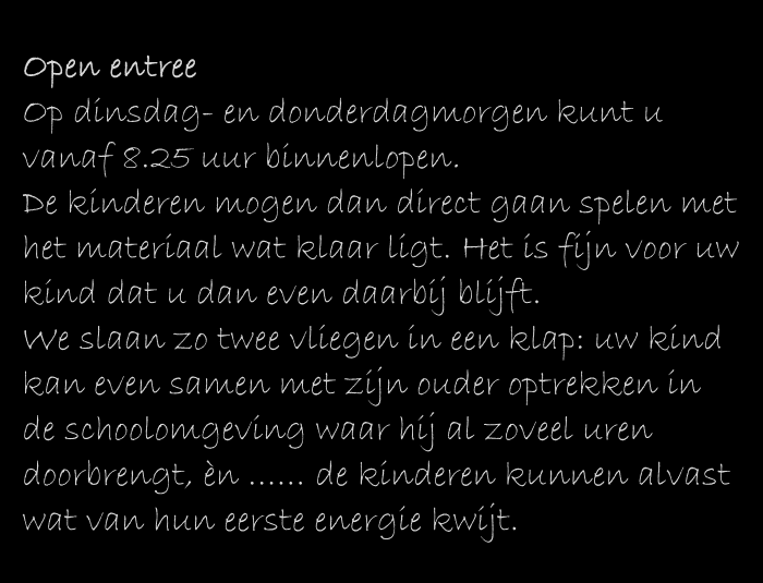 s Middags beginnen we in de kring met een kringactiviteit. Daarna mogen de leerlingen vaak kiezen wat ze gaan doen. Hun stoelstickertje is meteen hun keuzeplaatje.