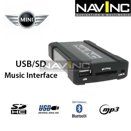 Mini USB/SD interface 12-pins ibus wisselaar aansluiting Art.
